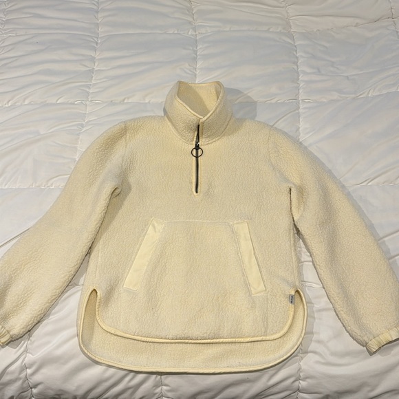 Madewell Polartec Cream Half-Zip - Picture 5 of 11